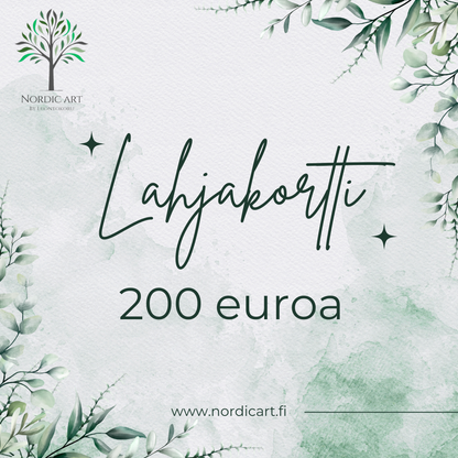 Nordic Art Lahjakortti